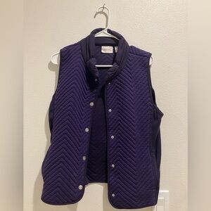 Purple Chico’s vest size 1